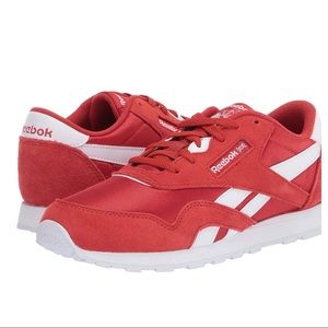 Reebok Classic Nylon Sneaker Red
